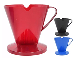 PORTA FILTRO DE CAFÉ 103 (FARDO C/ 15 UNIDADES - CORES SORTIDAS)