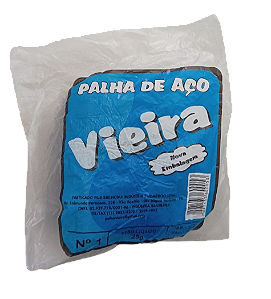 Palha de Aço Nº 1  25 GRAMAS (Fardo c/20 Unidades)