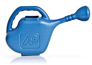 Regador 5 Litros Azul Plástico C/ Bico Removível 25156 Arqplast - Fardo C/20 Unidades