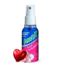 AROMATIZANTE SPRAY 60ML- AMOR (CAIXA C/50 UNIDADES)