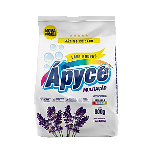 SABÃO EM PÓ APYCE BRANCO 800G LAVANDA