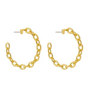 Brinco Argola Corrente Elos