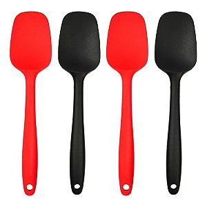 Espátula De Silicone Dura Reta Raspadora Para Cozinha 27cm - AD-KR09