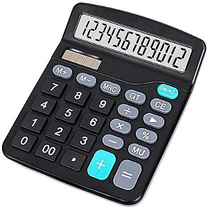 Calculadora De Mesa Escritório Display 12 Dígitos - AG9377