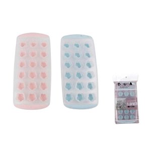 Forma de Gelo em Plástico com Fundo de Silicone 24x12cm  FGE-13