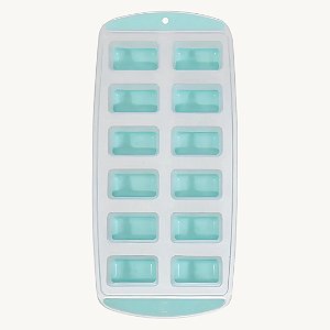 Forma de Gelo em Plástico com Fundo de Silicone 24x12cm  FGE-13