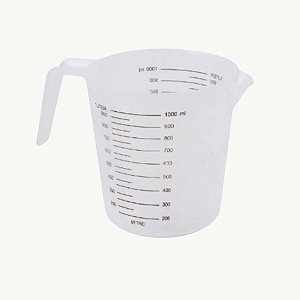 Jarra Medidora de Plástico com Alça 1 Litro - PO-04