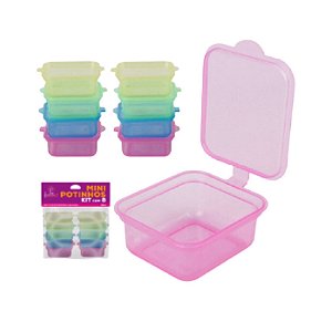 Mini Potes Porta Condimentos Kit com 8 Peças - MP-09
