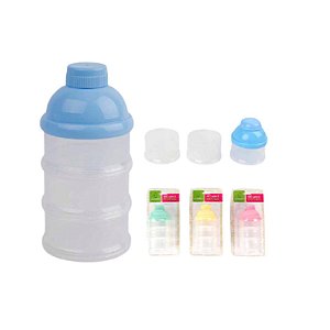 Kit com 3 Peças Porta Condimentos em Plástico de Rosquear - MP-04