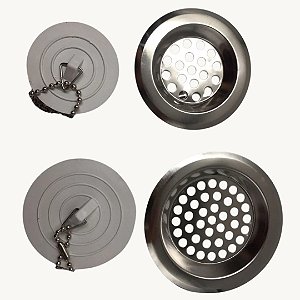 Kit Ralo para Pia com 4 pçs - WX5136