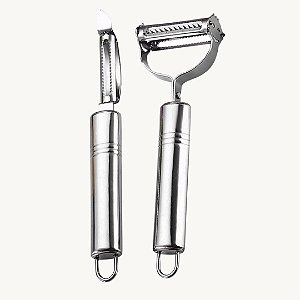 Descascador em Inox com 2 Peças Multiuso - AG4851