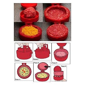 Forma Para Modelar Hambúrguer Recheado - CLA03018