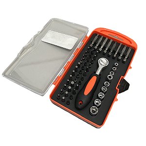 Kit de Chaves Catraca com 54 Peças - ID-4560K - DS Tools