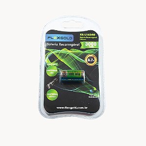 Bateria Recarregável 3000mAh / 3.7V - FX-L16340