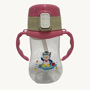 Garrafa Infantil de Plástico Diversas Cores - COP68
