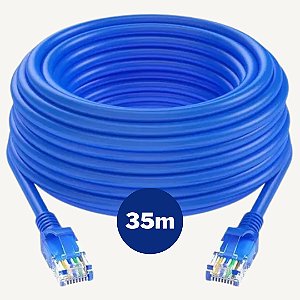 Cabo de Rede Patch Cord Cat 5 - RJ-45 -35 Metros -  DS Tools