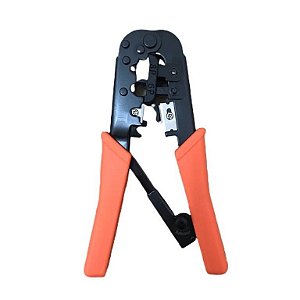 Alicate para Crimpar RJ11 RJ12 com Catraca - DS TOOLS