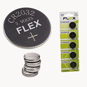 Bateria Botão  FX-CR2032-3V   Cartela com 5 pcs  - X-CELL DS TOOLS