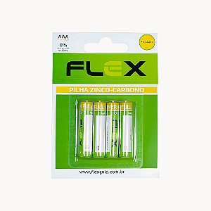 Pilha "AA" Zinco  FX- AAZ4  Cartela com 4 Unidades    X-CELL   DS TOOLS