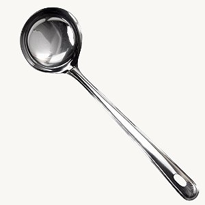 Concha de Inox para Feijão Sopa Caldos Utensílio de Cozinha 27x8cm - MX-1010