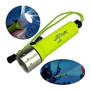 Lanterna para Mergulho a Prova D´água Equipamento Durável e Resistente Scuba Diving - KA-L1330