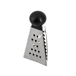 Mini Ralador 3 Faces para Mesa Quadrangular Inox 9cm  RL-35-1