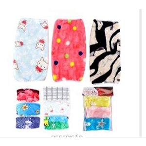 Pano Multiuso para Limpeza Casa em Poliéster 25x25cm 3 Unidades Cores Sortidas - PPL-01