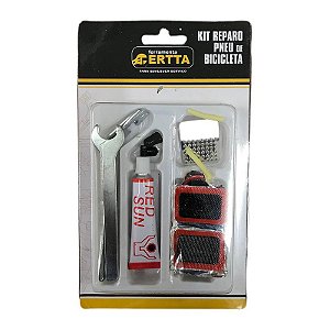 KRB-01 - KIT DE REPAROS REMENDO PARA PNEU DE BICICLETA 12 peças  - Ótima qualidade, excelente preço