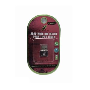 Adaptador USB macho para tipo C Fêmea - XC-ADP-29