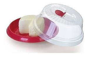 Porta Queijo Queijeira Redonda com Tampa 20cm - 169