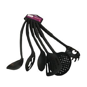 6 Peças Conjunto de Utensílios de Cozinha Multifuncional - Plástico Ótima Qualidade, Excelente Preço