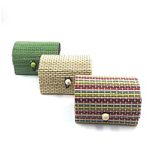 Caixinha de Bambu Organizador Para Jóias - HM9101