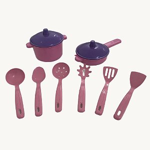 Brinquedo Infantil Cozinha Panelinhas e Utensílios 10 Peças - 3110