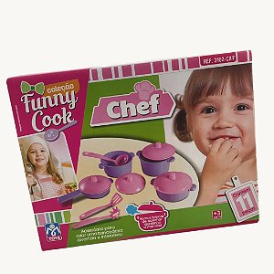 Kit Infantil Chef Cozinha Com 11Pçs - 3102-CX