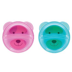 Prato Bebê Ursinho Buba com Divisória - 5811/5812