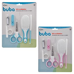 Kit Cuidados e Higiene do Bebê com 6 Peças Buba - 5239
