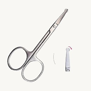 Tesoura De Inox Com Ponta Redonda 9cm - TSB-02