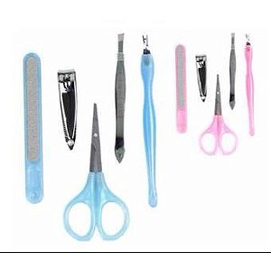 Kit para Manicure Completo com 5 peças Plástico/Metal - KMP-37