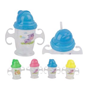 Copo para Crianças com Canudo Embutido, Tampa e Alça - COP-88