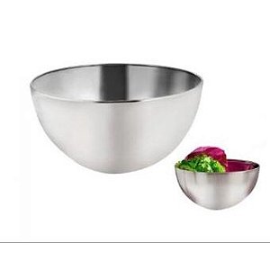 Saladeira em Inox Utensílios para Cozinha 20cm - MX-3029-1