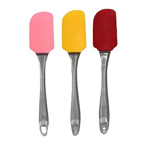 Espátula de Silicone/Plástico com Cabo Reto para Raspar Manteiga/Bolo - PD-01-5