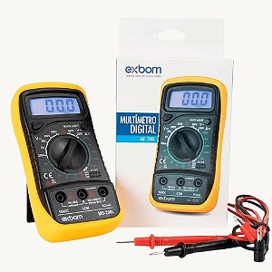 Multímetro Digital Profissional Portátil LCD com Iluminação de Fundo MD-200L