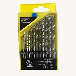 Brocas para Metal Conjunto com 13 Peças - Ótima Qualidade, Excelente Preço - BRO-09