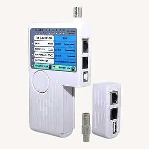 Testador Profissional para Cabo de Rede Lan Rj11 Rj45 USB