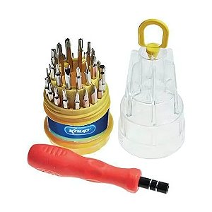 Kit de Chaves de Precisão 31 em 1 Multiuso Knup - KP-AA023