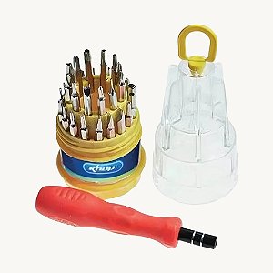 Kit de Chaves de Precisão 31 em 1 Multiuso Knup - KP-AA023