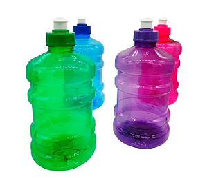 Garrafa Squeeze de Plástico 1 Litro para Treino - 4004