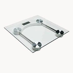 Balança Digital Vidro Temperado Banheiro Academias Até 180kg - BLC-06