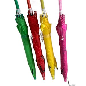 Guarda Chuva Sombrinha Infantil Com Orelhinha E Apito Diversas Cores - RJS01717
