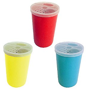 Farinheiro/Queijeira de Plástico Premium Diversas Cores - 7044